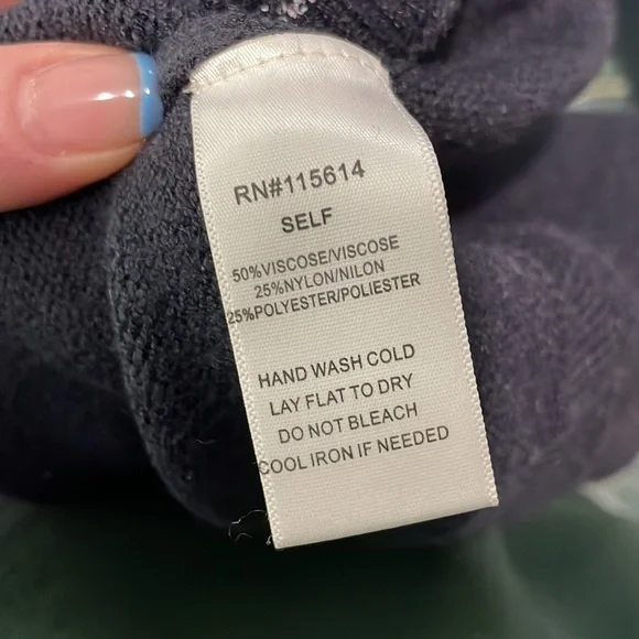 Jella C. Blue Sweater with Lacing - Picture 6 of 6